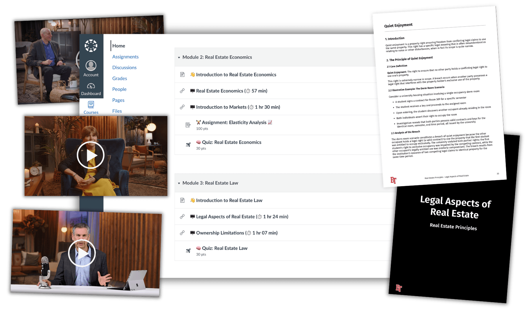 Everything students need, inside your LMS
